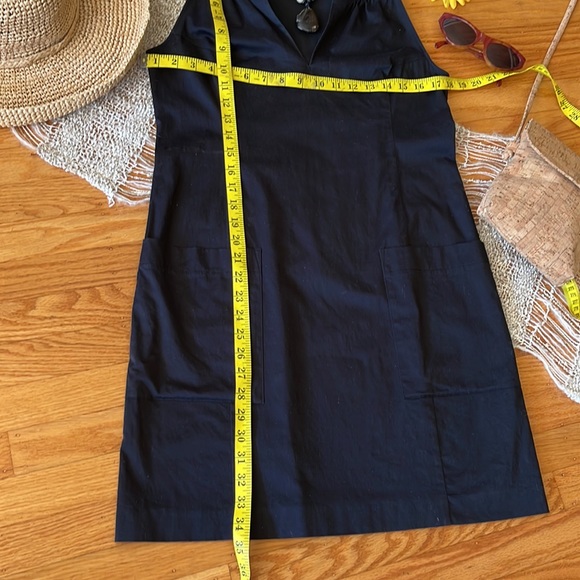 🌺 SAKS; Twelfth Street By Cynthia Vincent; Little Black Cotton Dress; Size Med! - Picture 8 of 11